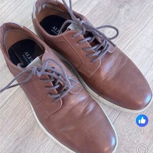Alfani Young Men's Brown Casual Lace-Up Shoes